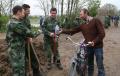 President Tadic visited the flooded areas